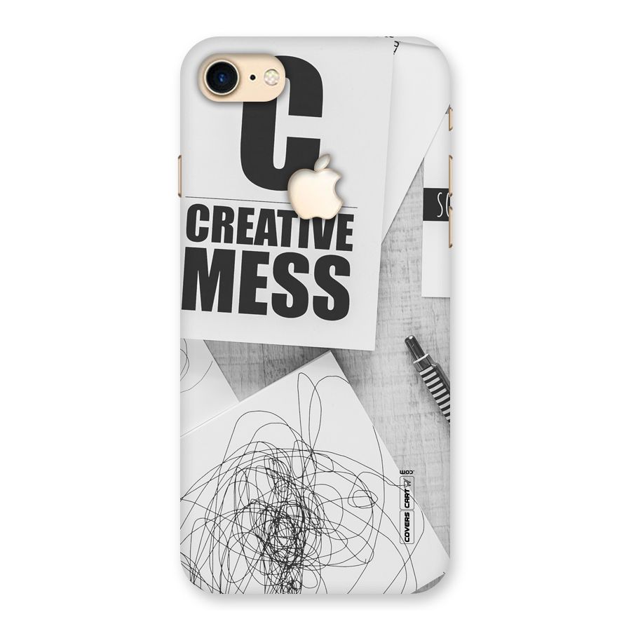 Creative Mess Back Case for iPhone 7 Apple Cut