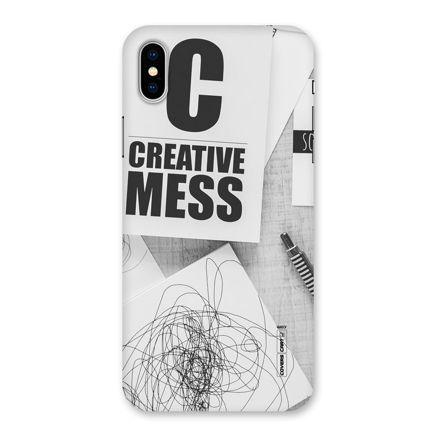 Creative Mess Back Case for iPhone XS