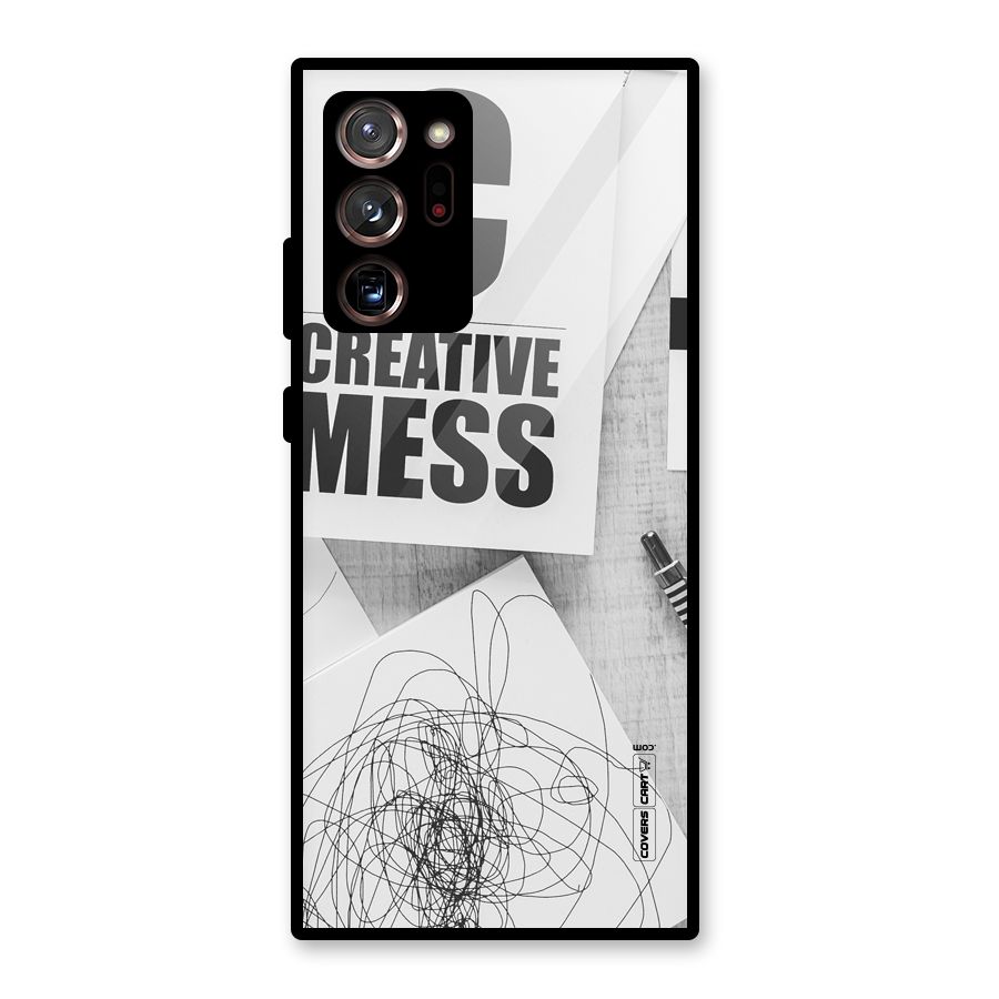 Creative Mess Glass Back Case for Galaxy Note 20 Ultra 5G