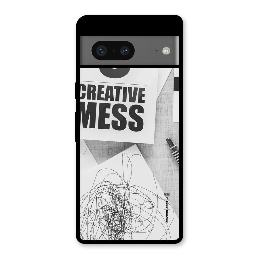 Creative Mess Glass Back Case for Google Pixel 7