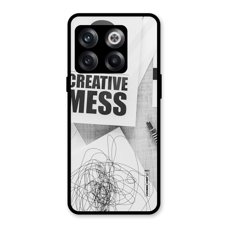 Creative Mess Glass Back Case for OnePlus 10T