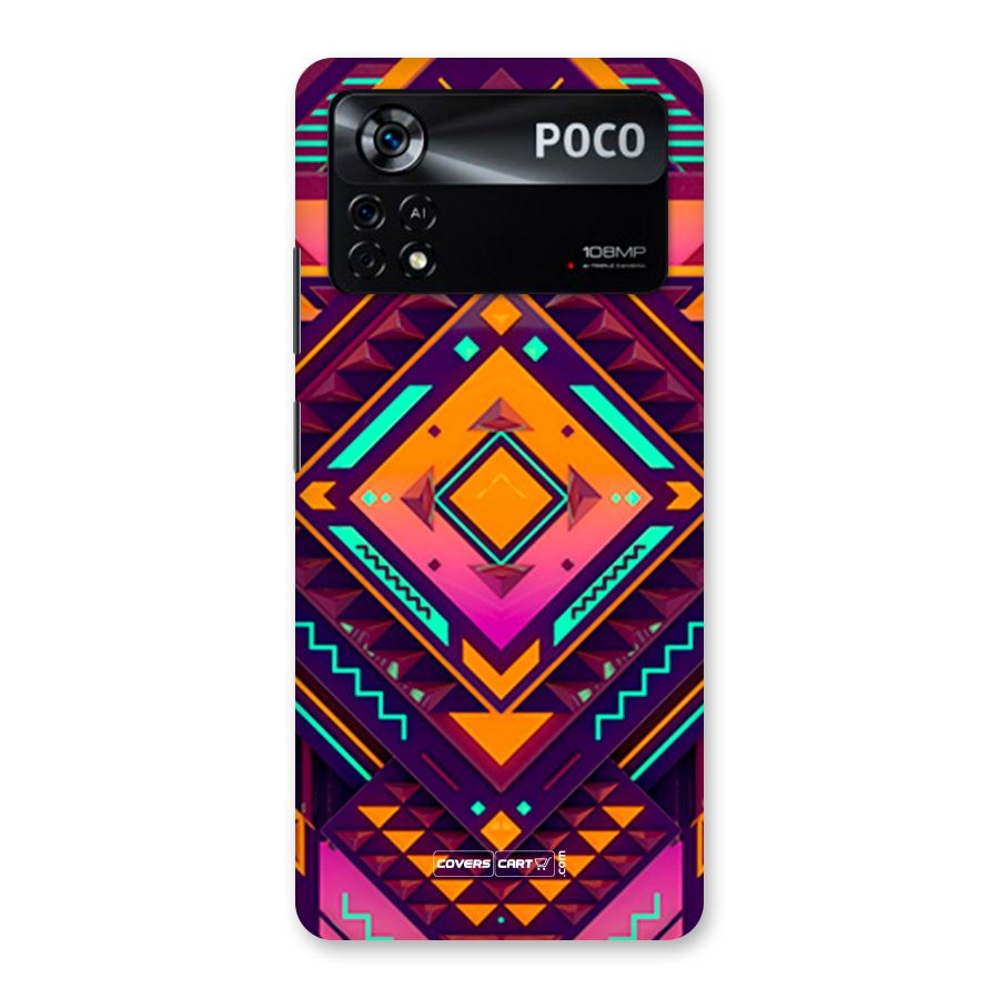 Creative Rhombus Back Case for Poco X4 Pro 5G