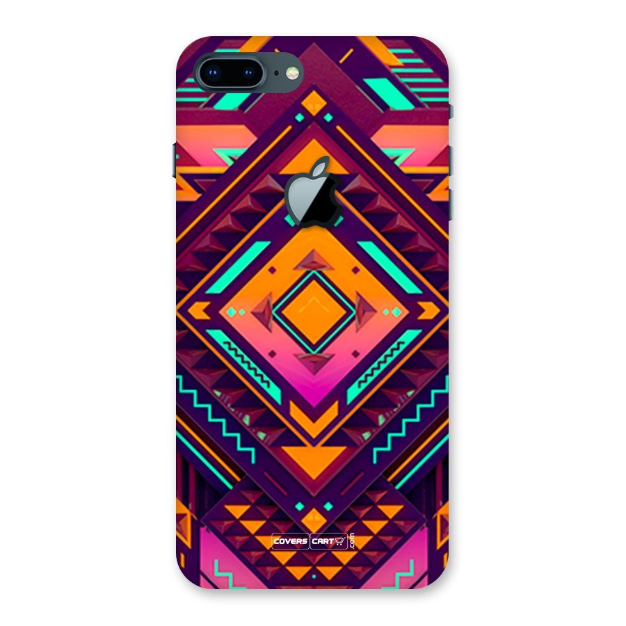 Creative Rhombus Back Case for iPhone 7 Plus Apple Cut