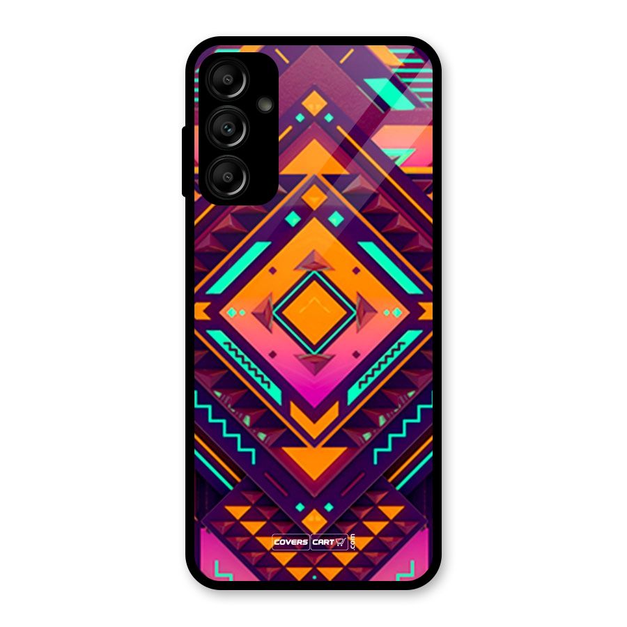 Creative Rhombus Glass Back Case for Galaxy A14 5G