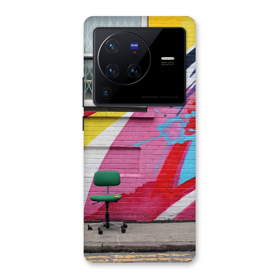 Creative Wall Art Back Case for Vivo X80 Pro