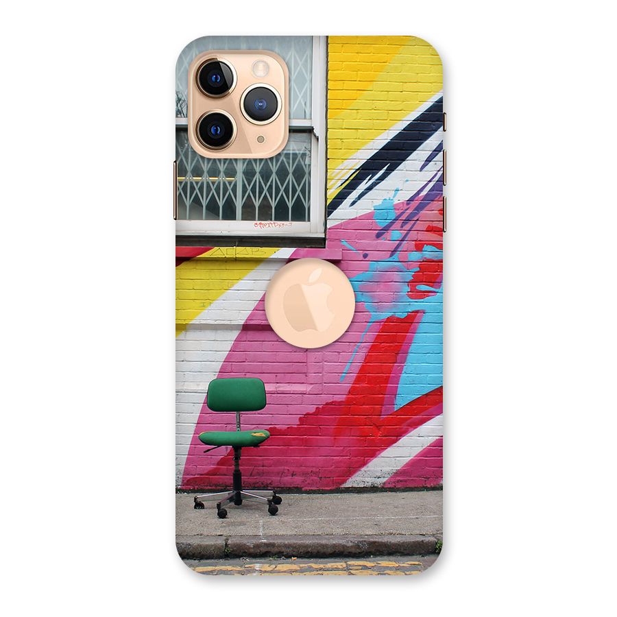 Creative Wall Art Back Case for iPhone 11 Pro Max Logo Cut