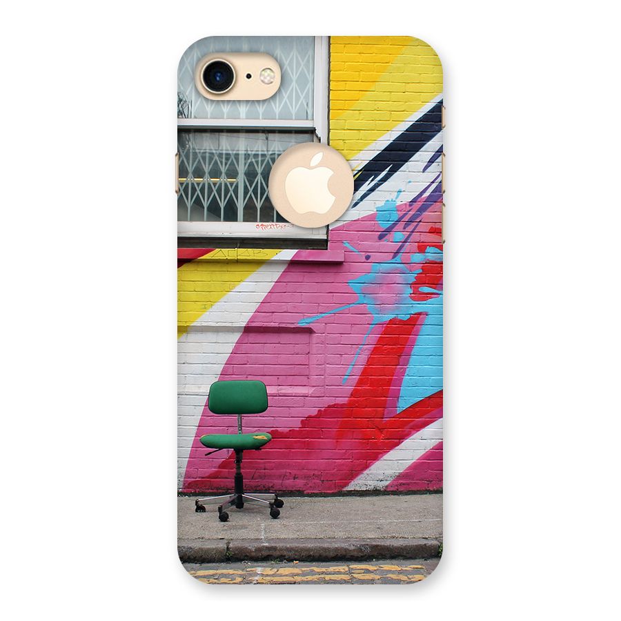 Creative Wall Art Back Case for iPhone 7 Logo Cut
