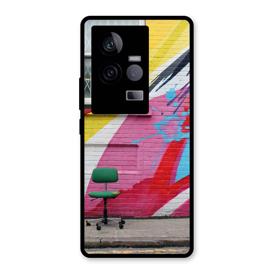 Creative Wall Art Glass Back Case for Vivo iQOO 11 5G