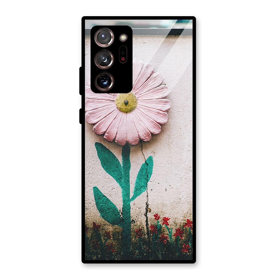 Creativity Flower Glass Back Case for Galaxy Note 20 Ultra 5G