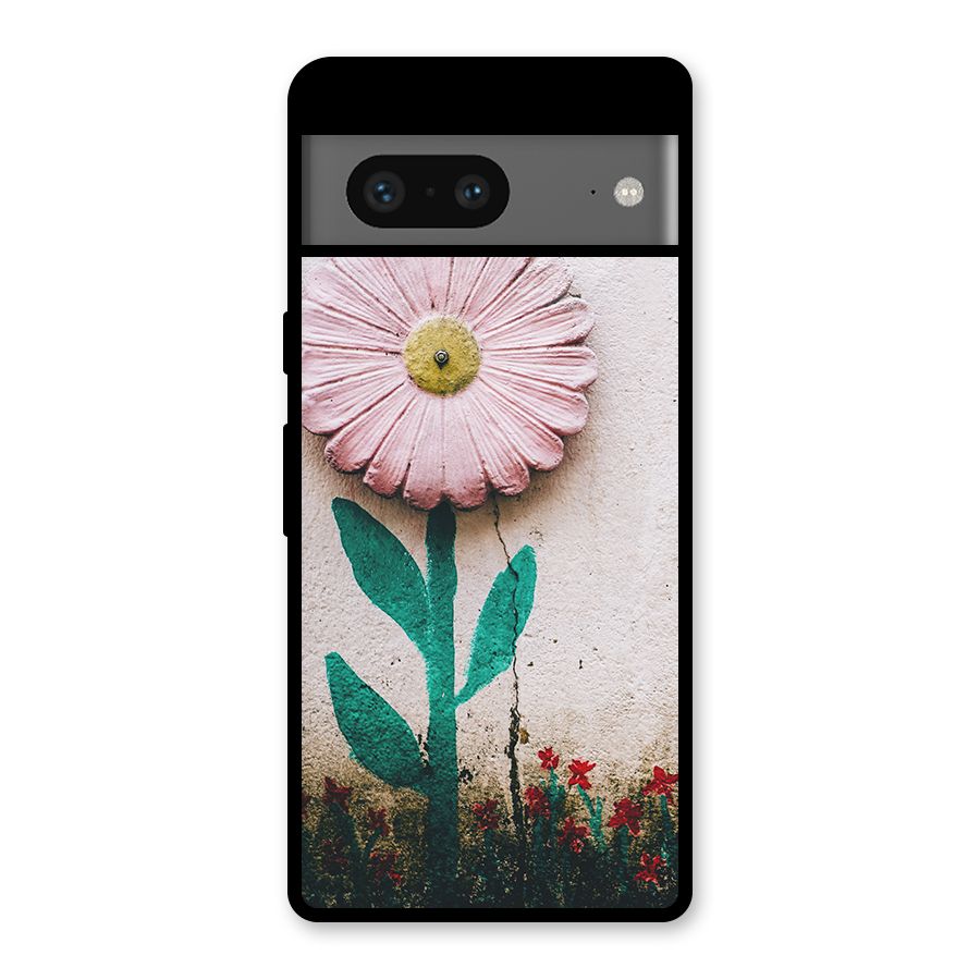 Creativity Flower Glass Back Case for Google Pixel 7