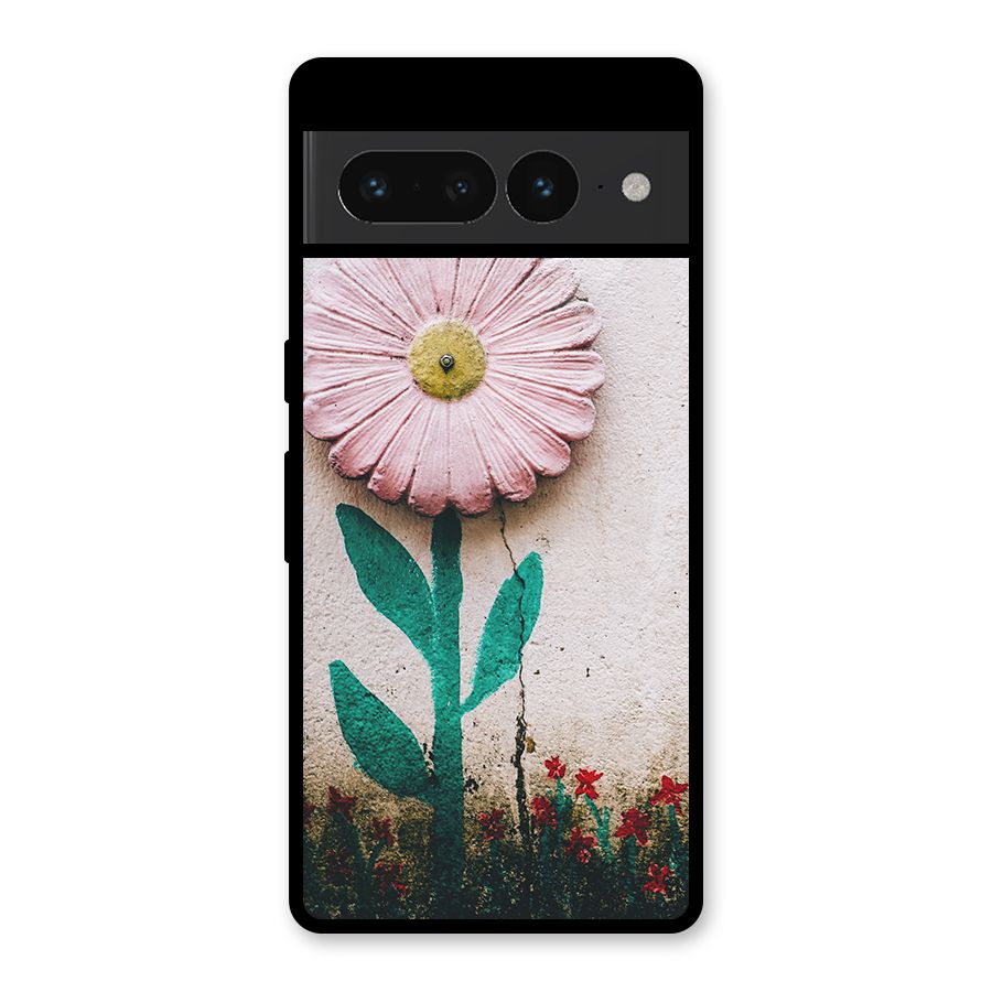 Creativity Flower Glass Back Case for Google Pixel 7 Pro