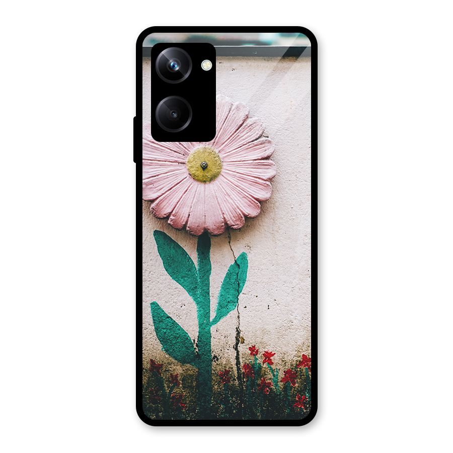 Creativity Flower Glass Back Case for Realme 10 Pro