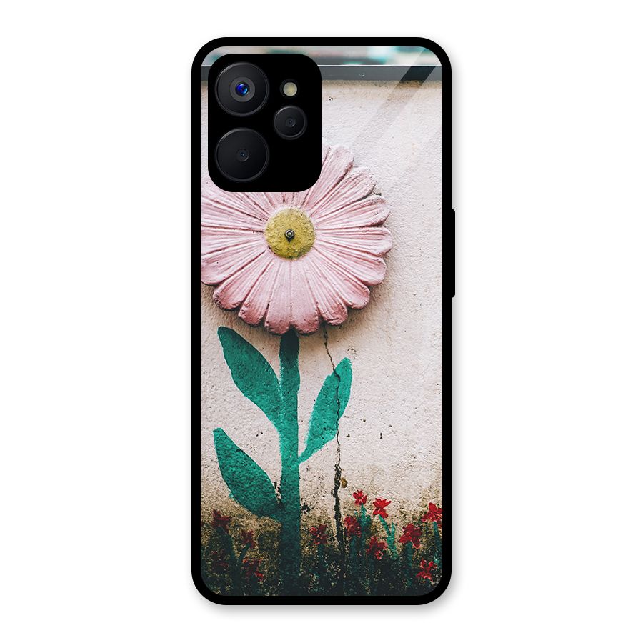 Creativity Flower Glass Back Case for Realme 9i 5G