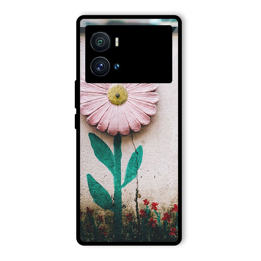 Creativity Flower Glass Back Case for Vivo iQOO 9 Pro