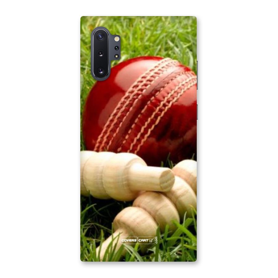 Cricket Ball and Stumps Back Case for Galaxy Note 10 Plus