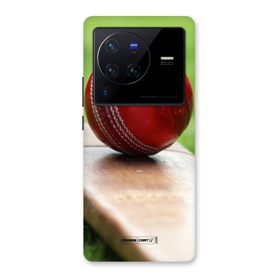 Cricket Bat Ball Back Case for Vivo X80 Pro
