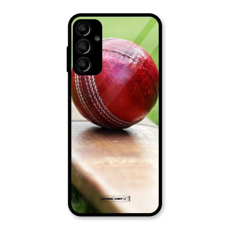 Cricket Bat Ball Glass Back Case for Galaxy A14 5G