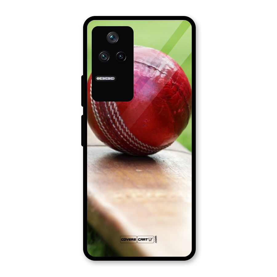 Cricket Bat Ball Glass Back Case for Poco F4 5G