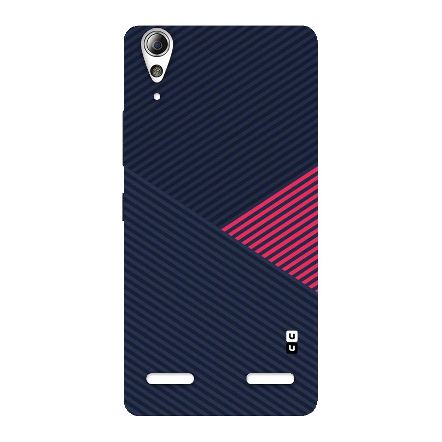 Criscros Stripes Back Case for Lenovo A6000 Plus