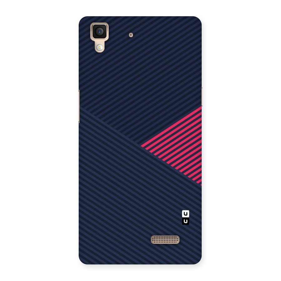 Criscros Stripes Back Case for Oppo R7