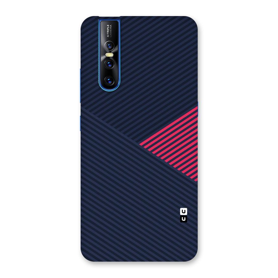 Criscros Stripes Back Case for Vivo V15 Pro