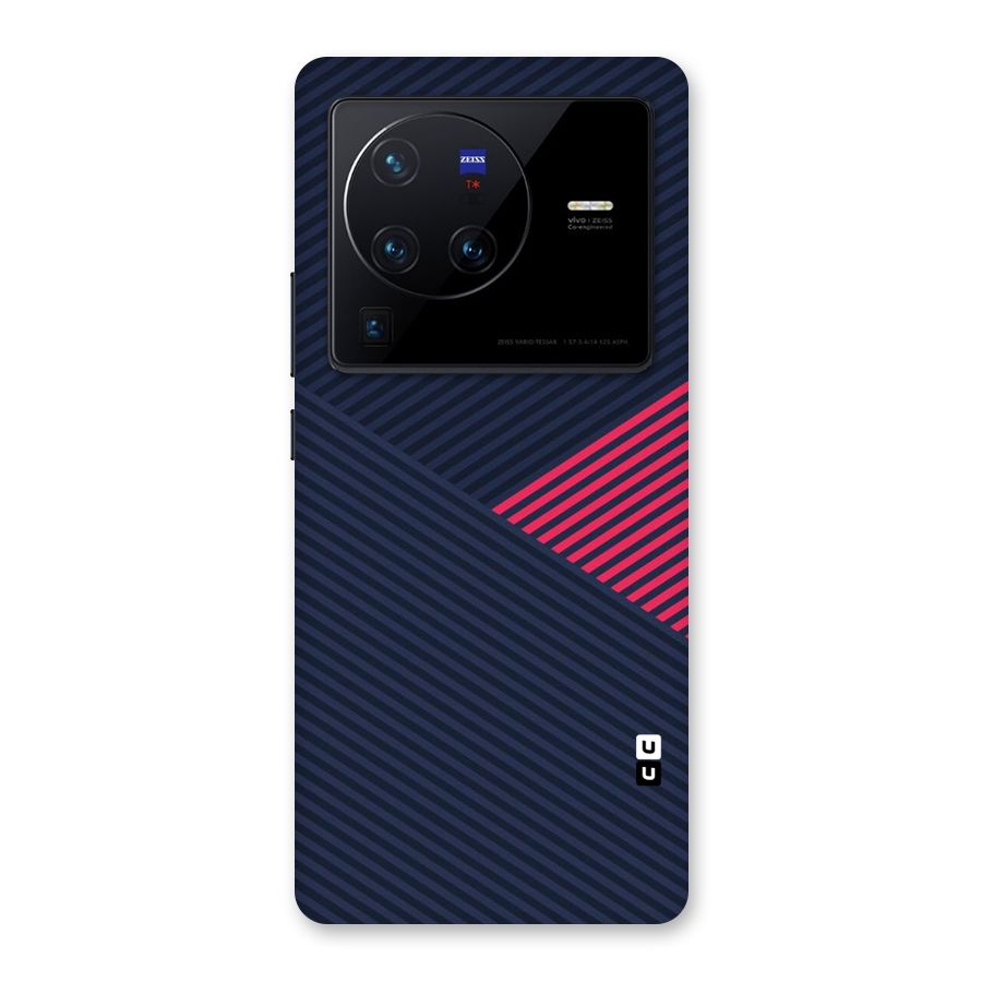 Criscros Stripes Back Case for Vivo X80 Pro