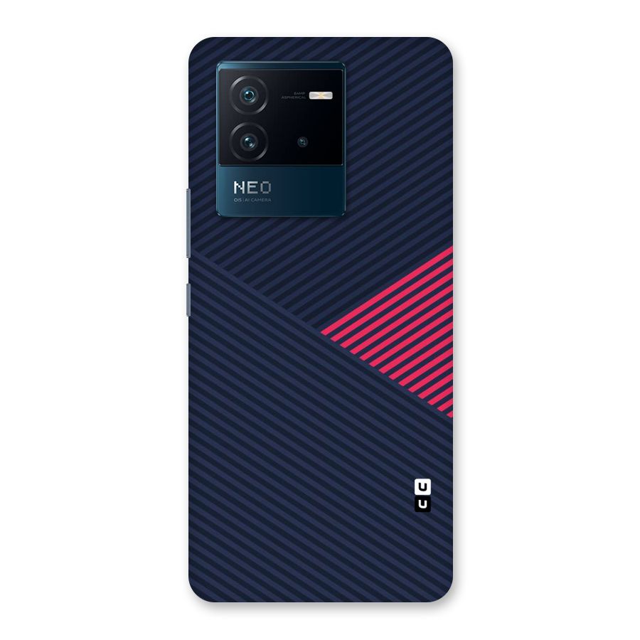 Criscros Stripes Back Case for Vivo iQOO Neo 6 5G