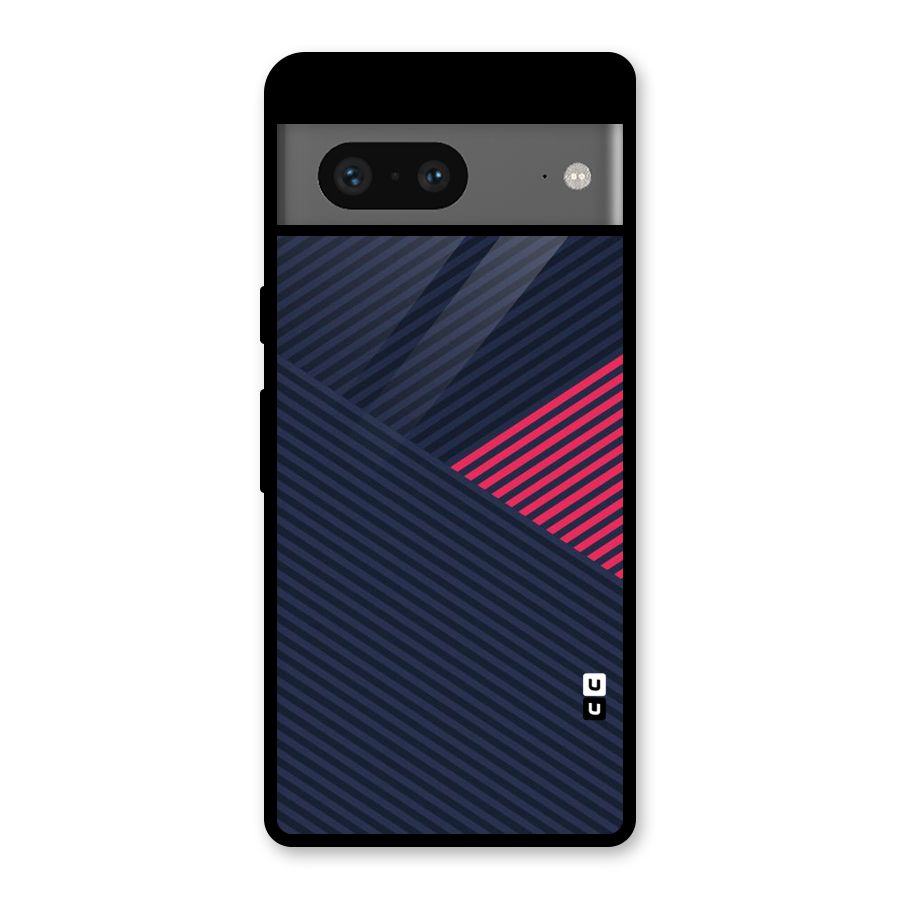 Criscros Stripes Glass Back Case for Google Pixel 7
