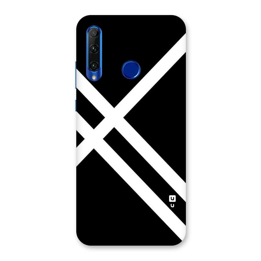 CrissCross Lines Back Case for Honor 20i
