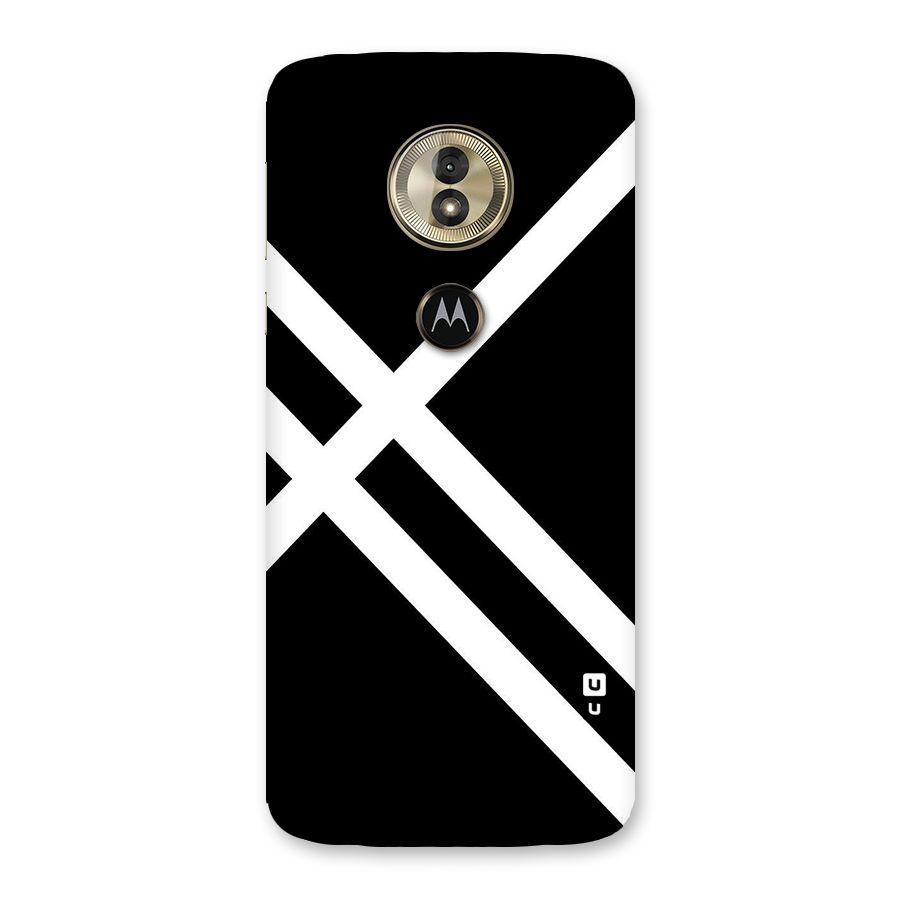 CrissCross Lines Back Case for Moto G6 Play