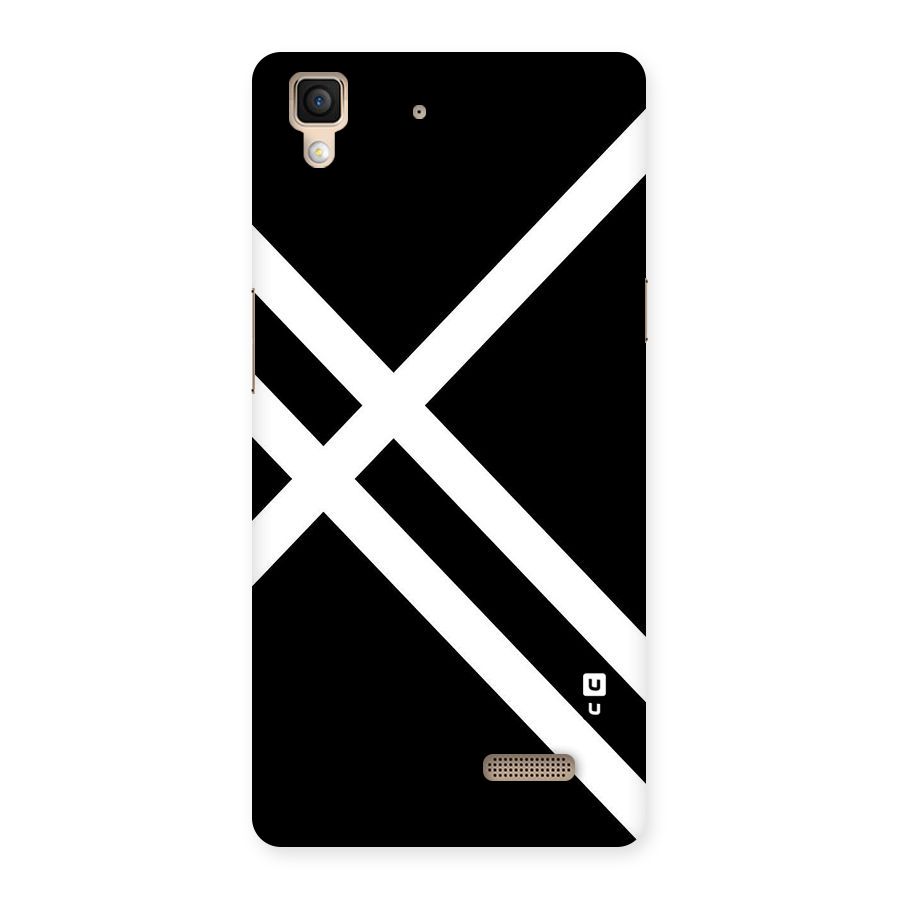 CrissCross Lines Back Case for Oppo R7