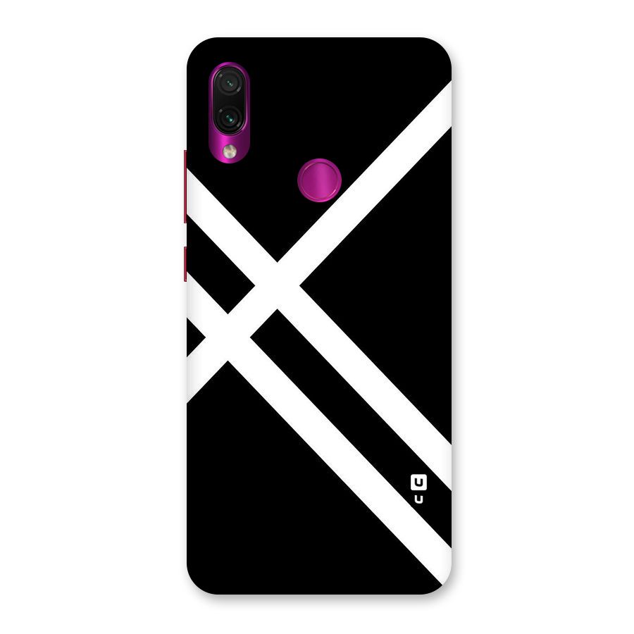 CrissCross Lines Back Case for Redmi Note 7 Pro