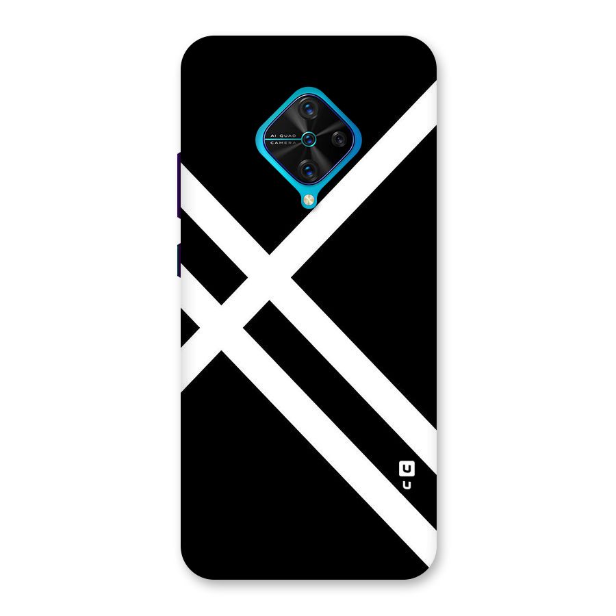CrissCross Lines Back Case for Vivo S1 Pro