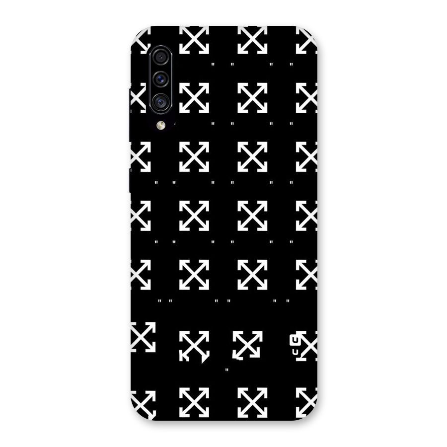 Cross Arrow Black Back Case for Galaxy A30s