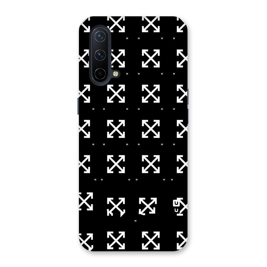 Cross Arrow Black Back Case for OnePlus Nord CE 5G