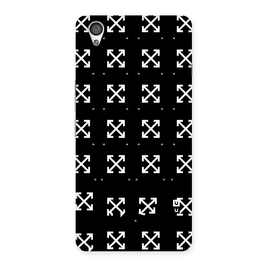 Cross Arrow Black Back Case for OnePlus X