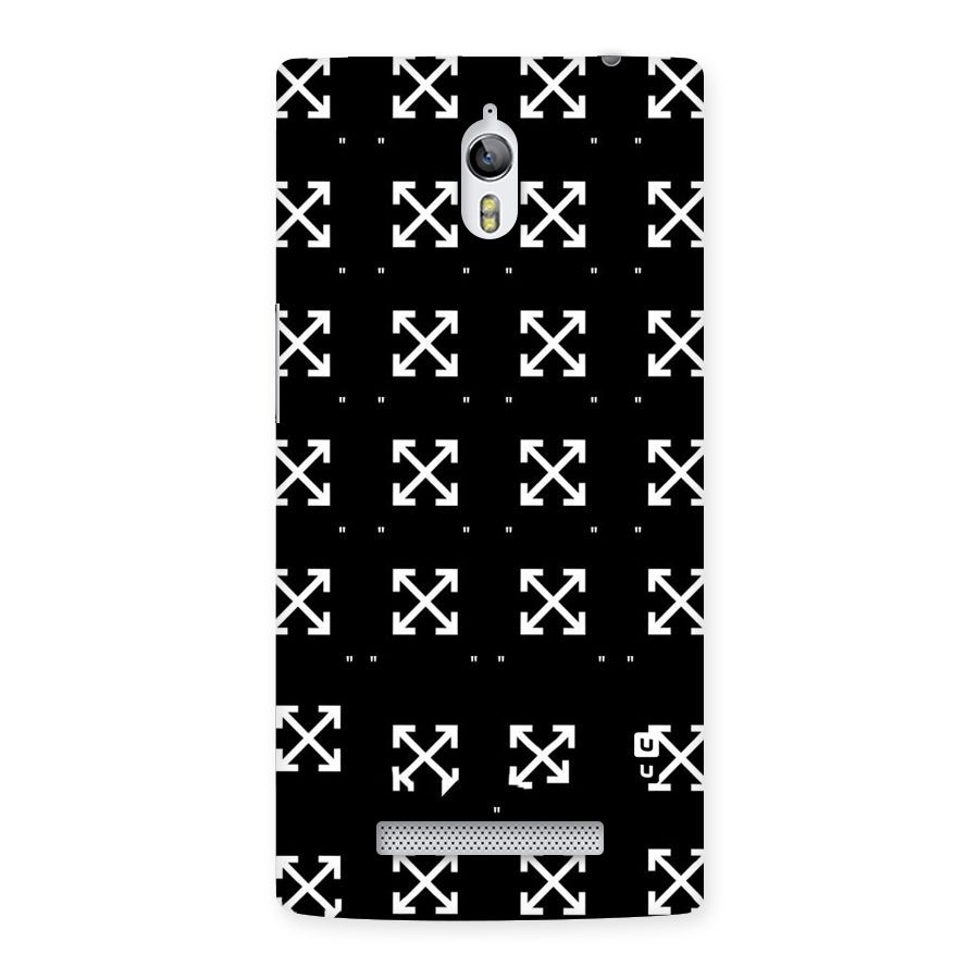 Cross Arrow Black Back Case for Oppo Find 7