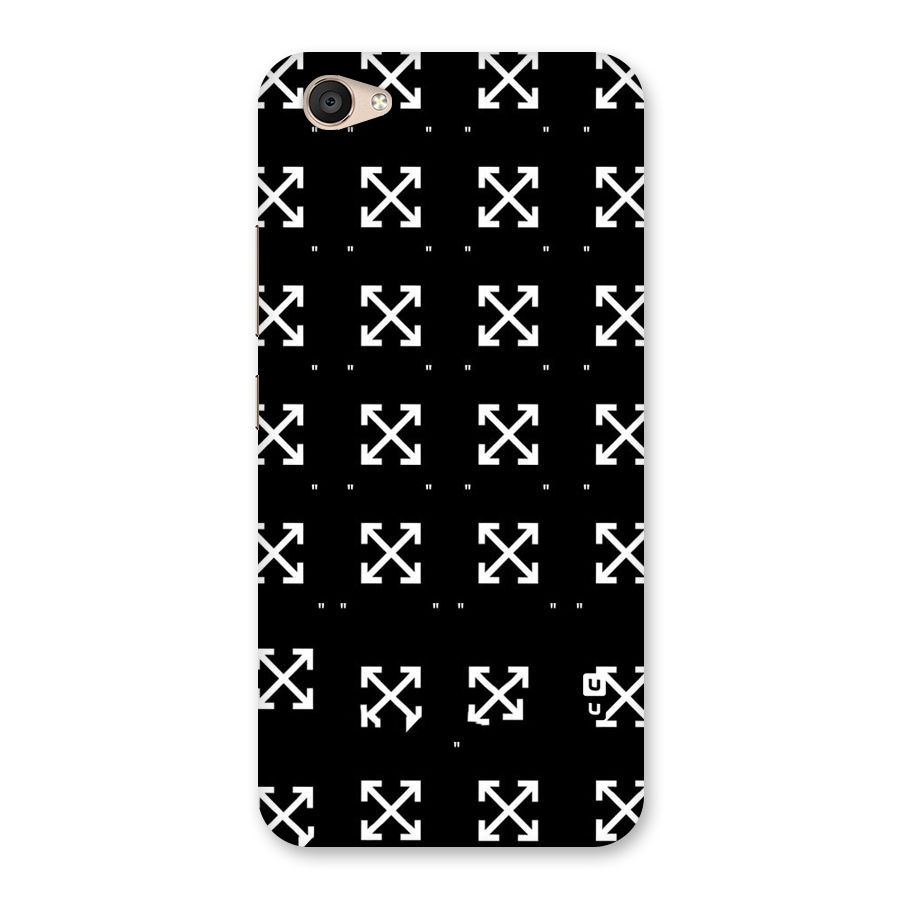 Cross Arrow Black Back Case for Vivo V5 Plus