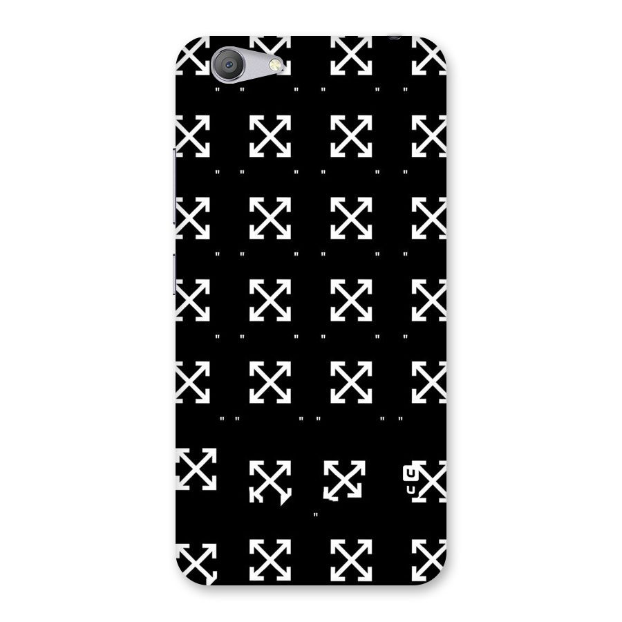 Cross Arrow Black Back Case for Vivo Y53