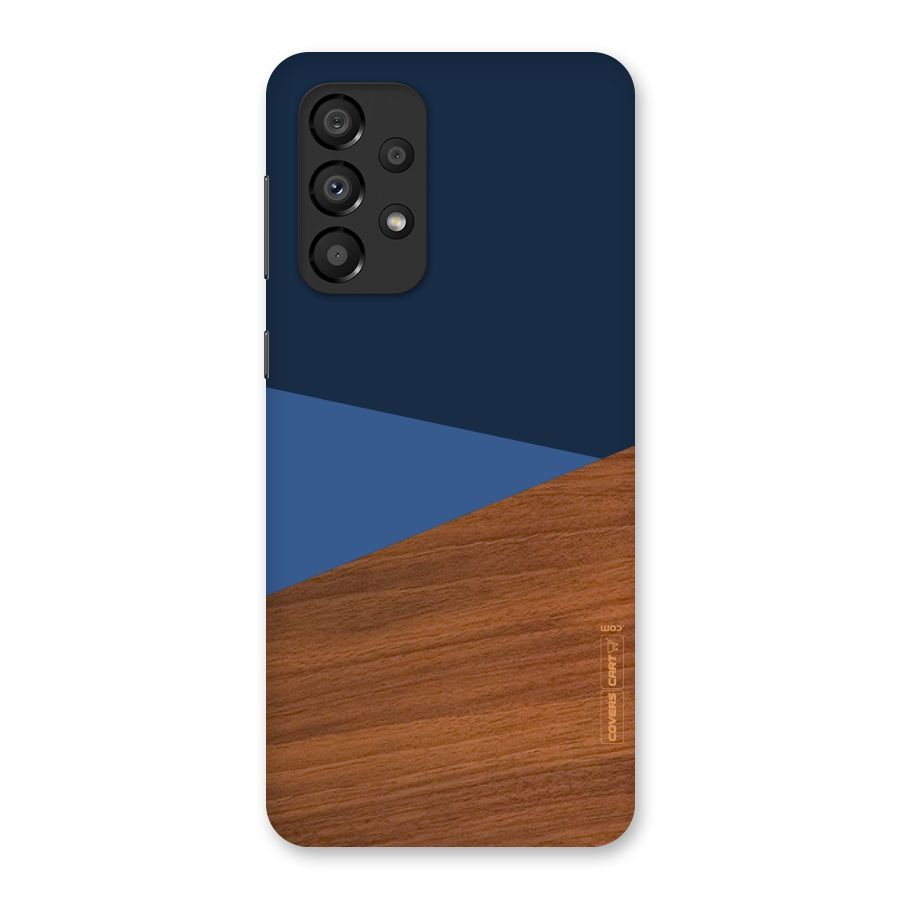 Crossed Lines Pattern Back Case for Galaxy A33 5G