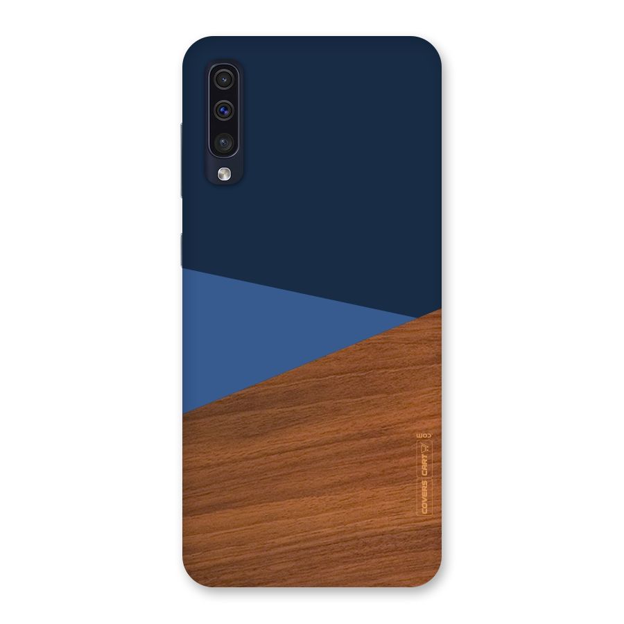 Crossed Lines Pattern Back Case for Galaxy A50s