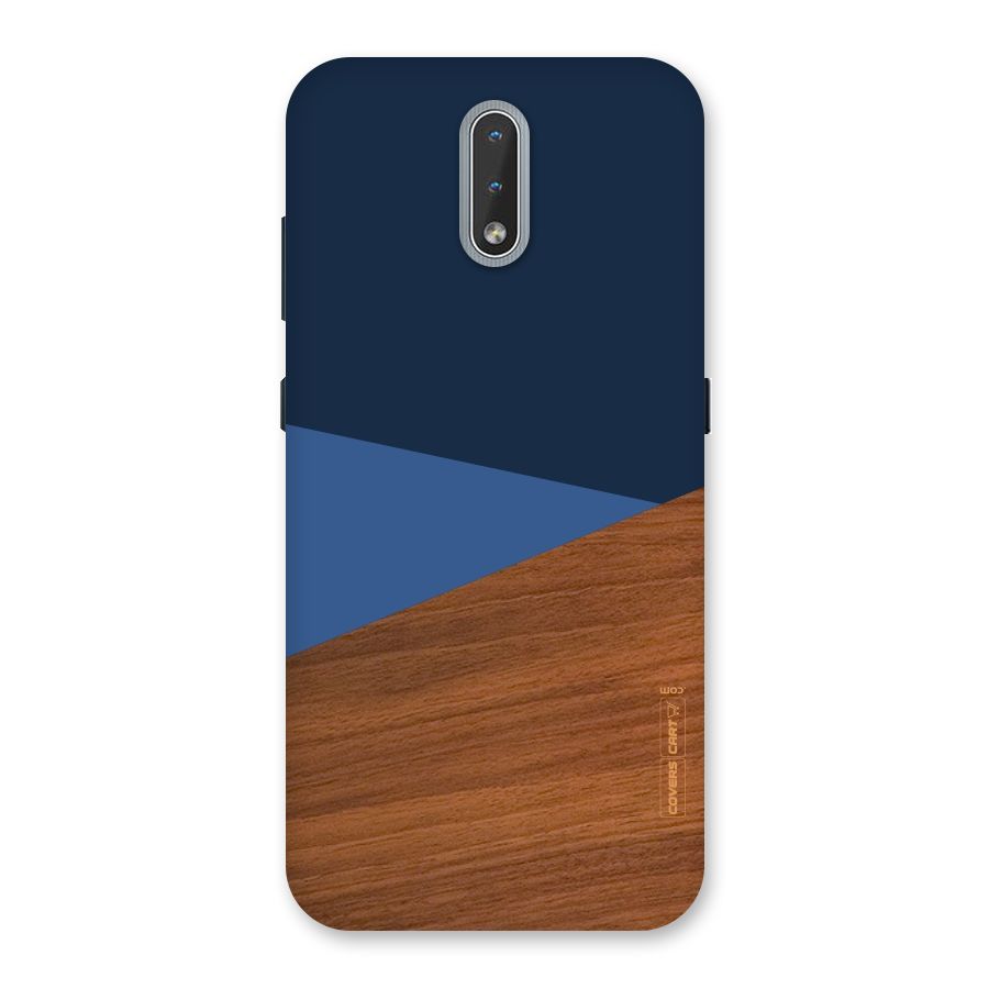 Crossed Lines Pattern Back Case for Nokia 2.3