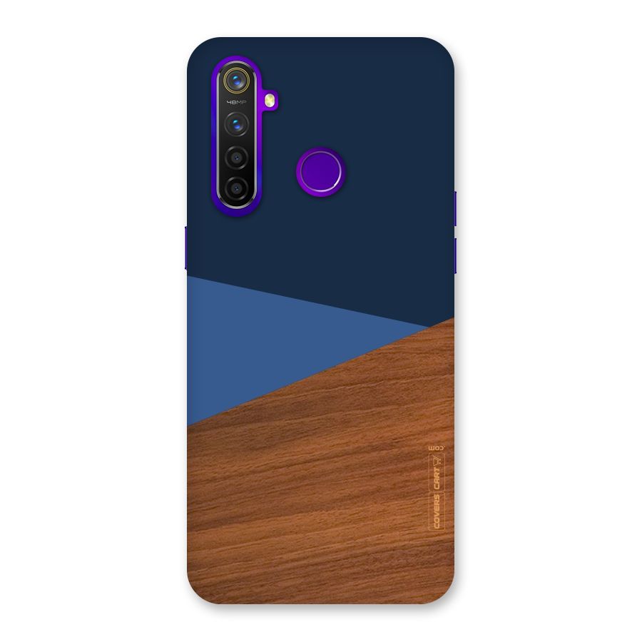 Crossed Lines Pattern Back Case for Realme 5 Pro