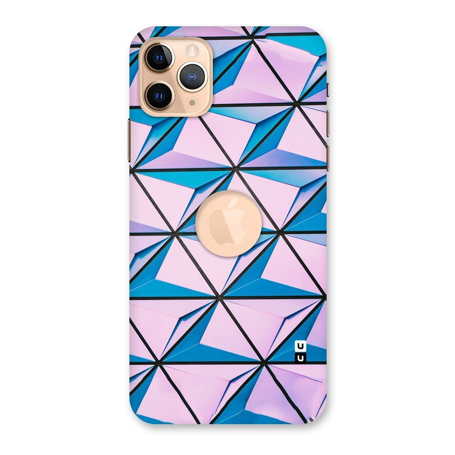 Crystal Abstract Back Case for iPhone 11 Pro Max Logo Cut