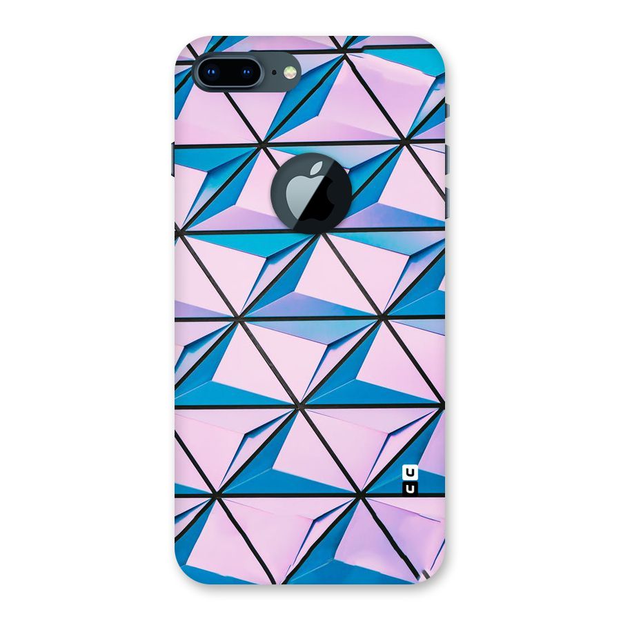 Crystal Abstract Back Case for iPhone 7 Plus Logo Cut