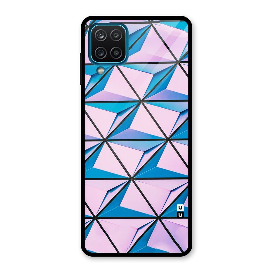 Crystal Abstract Glass Back Case for Galaxy A12
