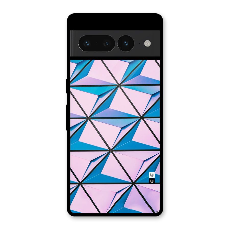 Crystal Abstract Glass Back Case for Google Pixel 7 Pro