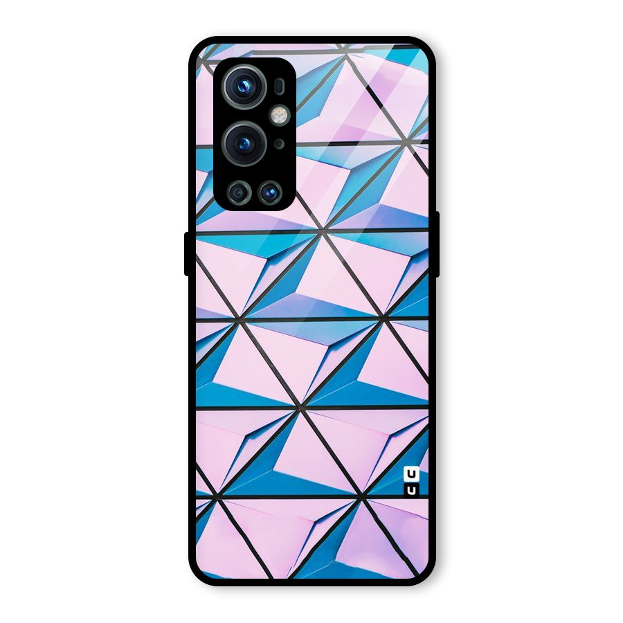 Crystal Abstract Glass Back Case for OnePlus 9 Pro