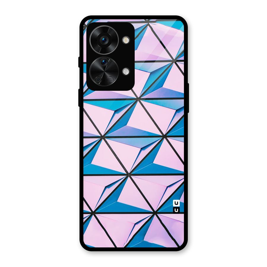 Crystal Abstract Glass Back Case for OnePlus Nord 2T