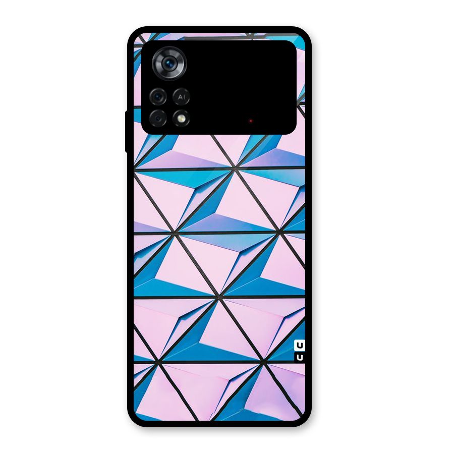 Crystal Abstract Glass Back Case for Poco X4 Pro 5G